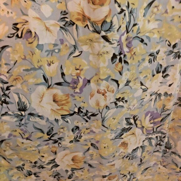 OPT Kate Dress Womens Size M Cotton Floral Midi Ruffle Neckline Garden Girl - Picture 6 of 15